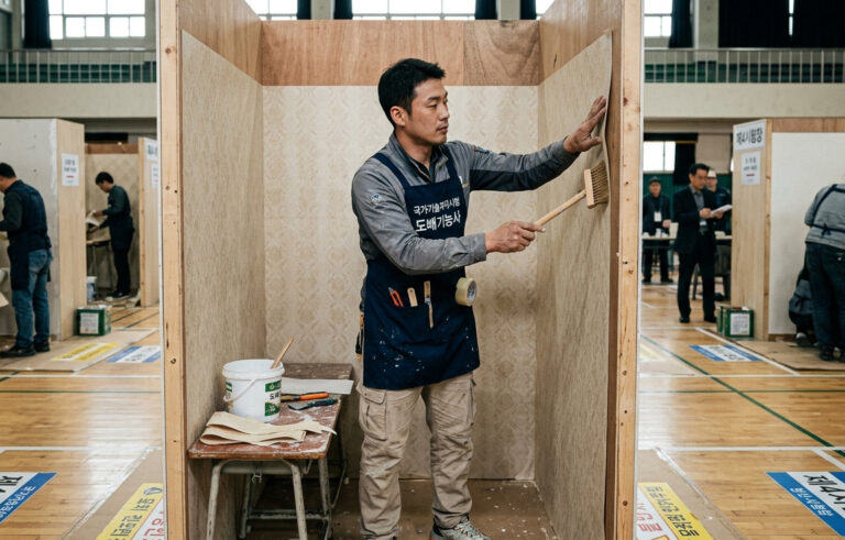 도배기능사 자격증 시험 실기 난이도