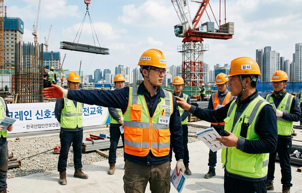 신호수 교육 이수 방법