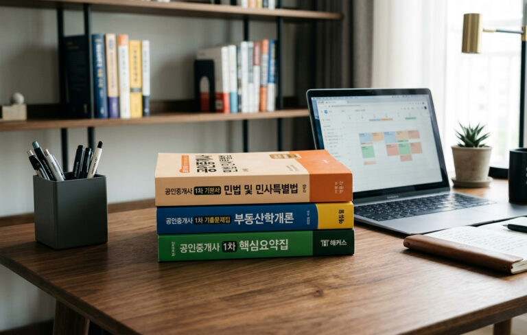 공인중개사 1차 시험 과목 및 후기