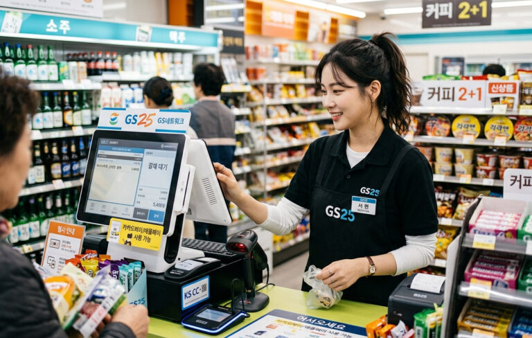 편의점 알바 첫날