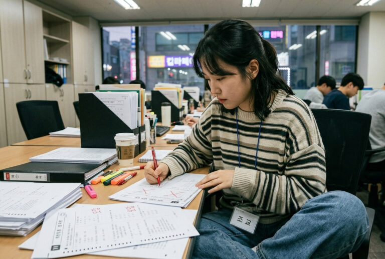 학원 채점 아르바이트
